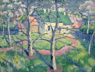 Blühende Apfelbäume, 1904